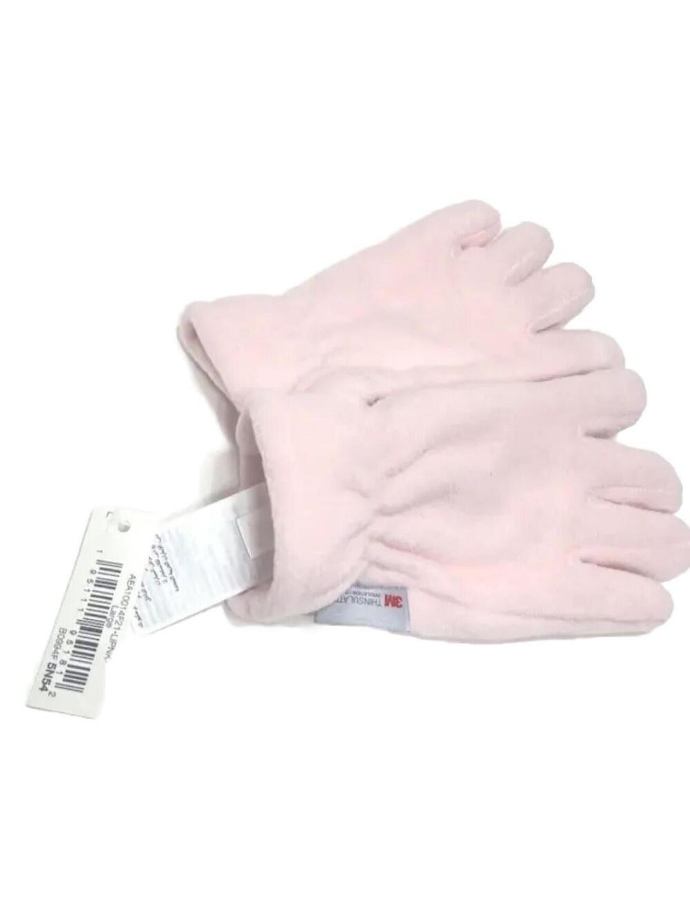 Women's Touch Screen Compatible Gloves, Pink Winter Gloves, Size Large New